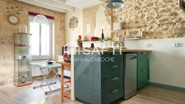 Maison de village rénovée et lumineuse 2 chambres jardin sans vis-à-vis