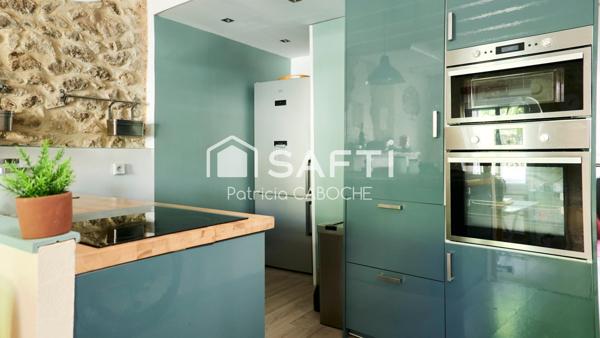 Maison de village rénovée et lumineuse 2 chambres jardin sans vis-à-vis