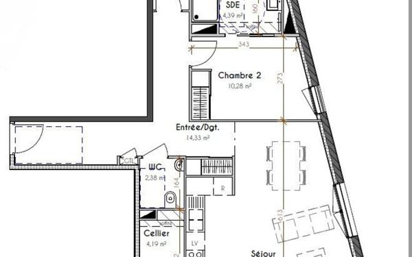 Appartement à vendre    3 pièces •  Pau