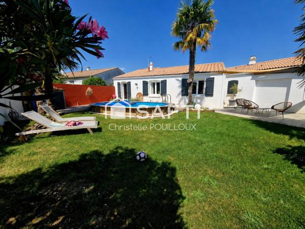 MAISON DE PLAIN-PIED – 4 CHAMBRES – PISCINE – GARAGE – ATELIER