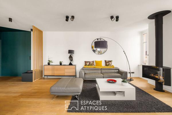 Duplex d’exception en dernier étage avec vue à Foch