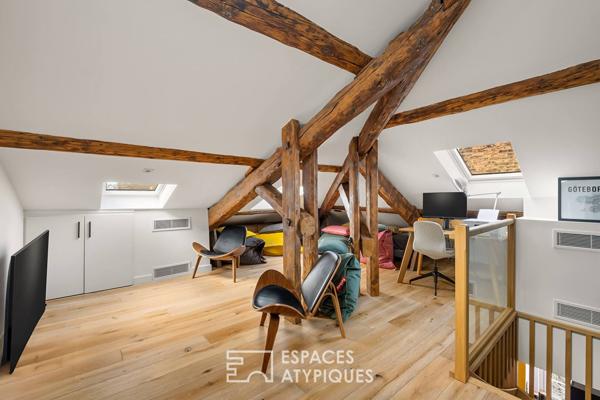 Duplex d’exception en dernier étage avec vue à Foch