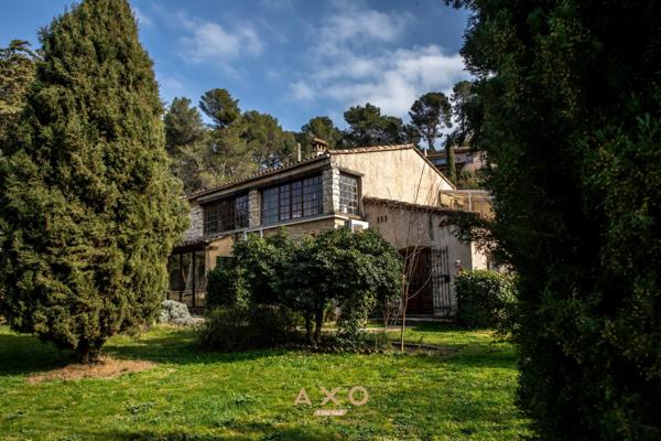 AIX EN PROVENCE - LE MONTAIGUET - MAISON DE CHARME A RENOVER  - 133 M2 - T5 - TERRAIN 1 380 M2 - PISCINE - GARAGE - 895 000 