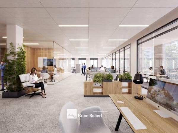 Bureaux neufs à vendre ou à louer à Villeurbanne avec terrasses privatives