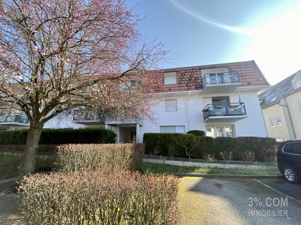 3%.COM - À ECKBOLSHEIM, bel appartement 3 pièces, 2 chambres, 1 balcon, 1 garage double, 1 cave Eckbolsheim (67201)