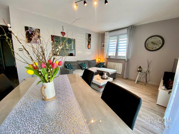 3%.COM - À ECKBOLSHEIM, bel appartement 3 pièces, 2 chambres, 1 balcon, 1 garage double, 1 cave Eckbolsheim (67201)