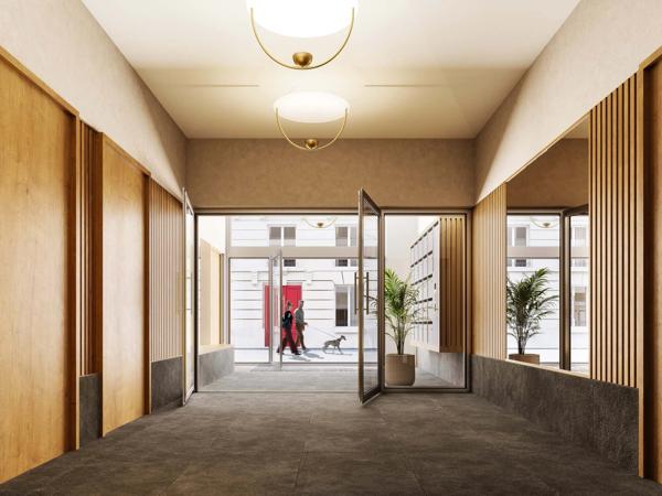 appartement T4 neuf à vendre PARIS 18e, surface habitable 87.40 m2 + loggia 7.80 m2