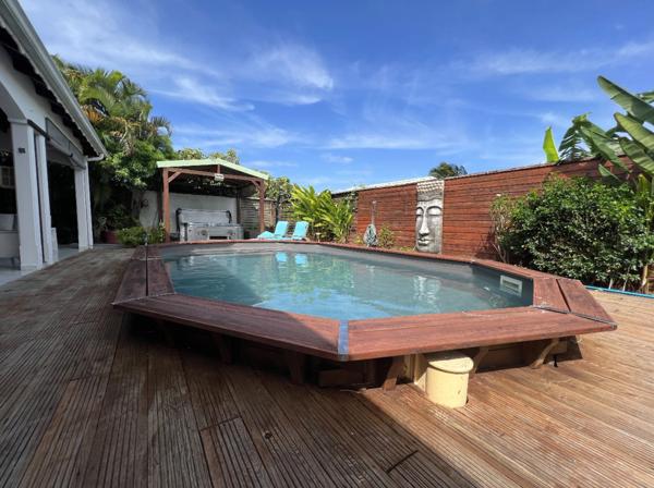 Dpt Guadeloupe (971), à vendre SAINT-FRANCOIS, villa 3 suites avec piscine et jacuzzi