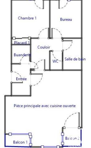 Appartement à vendre 3 pièces 61 m² Chambéry