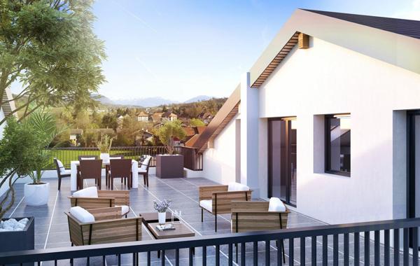 Appartement à vendre    4 pièces • 90 m2 Allonzier-la-Caille