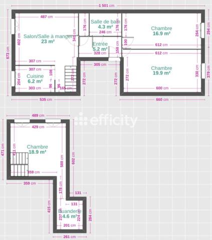 Appartement 5 pièces - 105 m²