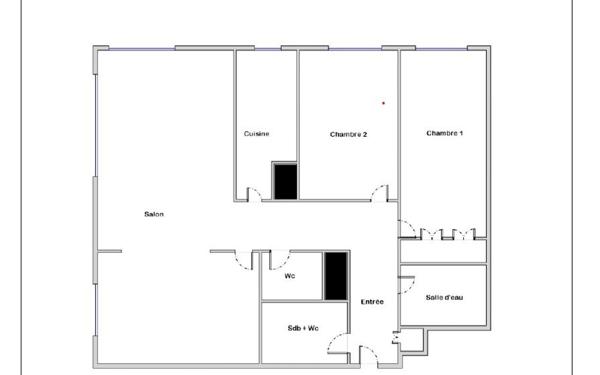 Appartement à vendre    3 pièces • 83,57 m2 Paris 12