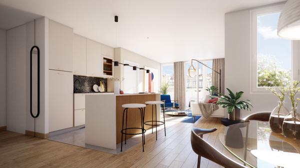 Appartement T5 Lyon 3 de 96m²