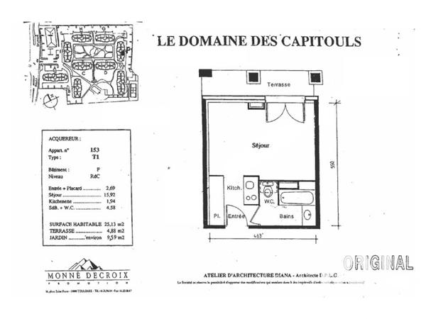 Studio à vendre 25 m² Toulouse