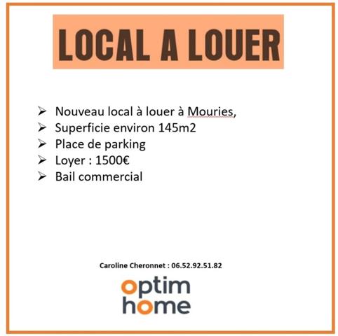 Local commercial à louer à MOURIES