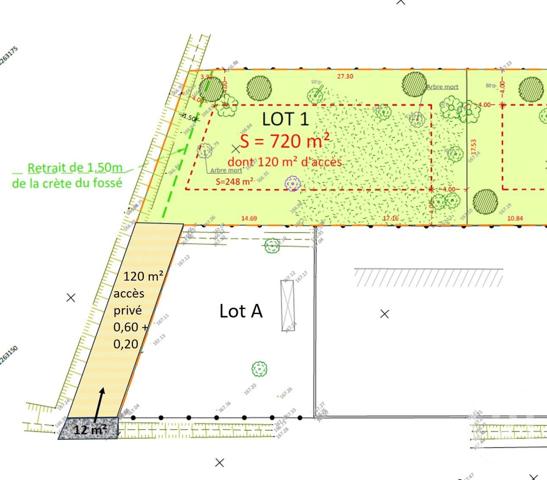 Terrain à vendre  720 m2 PLAISANCE DU TOUCH - 31