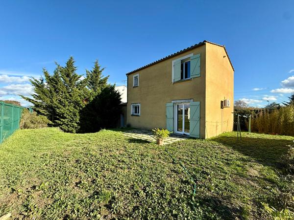 Maison de 90 m² avec terrain et garage située aux Terrasses de Prat Mary à Carcassonne, vendue louée
