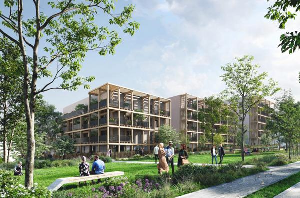 appartement à vendre 3 pièces VILLERUPT (54190 avec balcon de 17 m² et parking