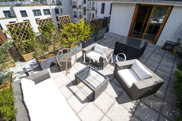 Apt 3 pièces coeur de ville avec terrasse de 75m2