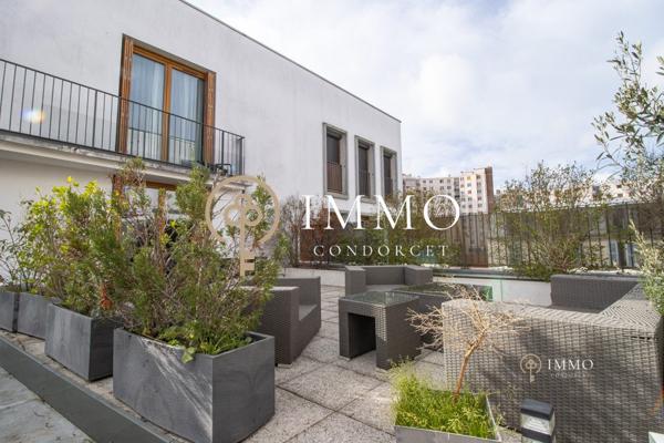 Apt 3 pièces coeur de ville avec terrasse de 75m2