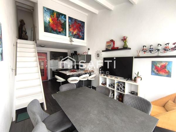 T3 en duplex en très bon état, au calme