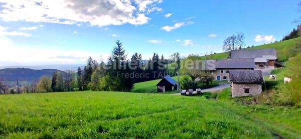 Véritable Maison Savoyarde avec deux dépendances au sein d'un petit hameau près du lac d'Aiguebelette (73610) avec terrain de 1900m²