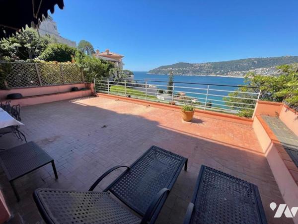 Saint-Jean-Cap-Ferrat, 2 pièces terrasse vue mer panoramique Garage et cave 