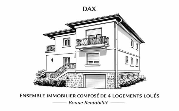 Immeuble à vendre    12 pièces •  Dax