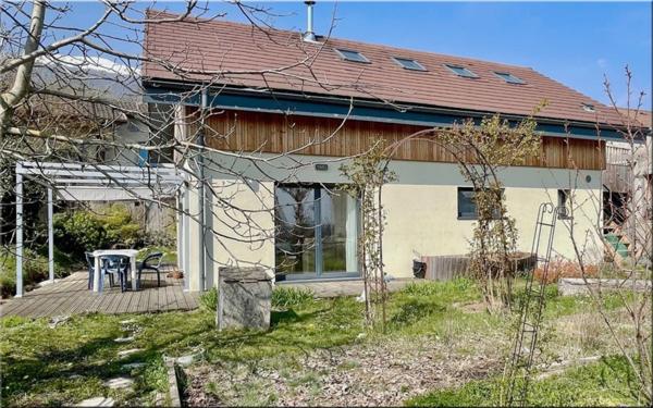 Maison à vendre 5 pièces THOIRY (01) EXCLUSIVITÉ-MAISON OSSATURE BOIS-STUDIO-VUE JURA