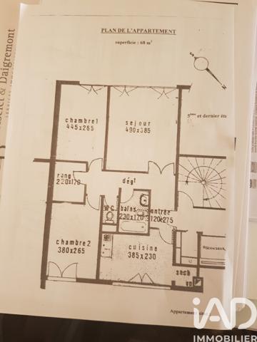 Appartement à vendre 3 pièces 67,88 m² Thiais