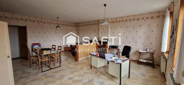 Immeuble de 240 m² avec local commercial et logement à l’étage