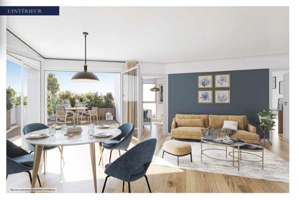 À VENDRE MARANS 20 MINUTES DE LA ROCHELLE – Appartement neuf T2 avec balcon et parking – Livraison 2027 – Mara