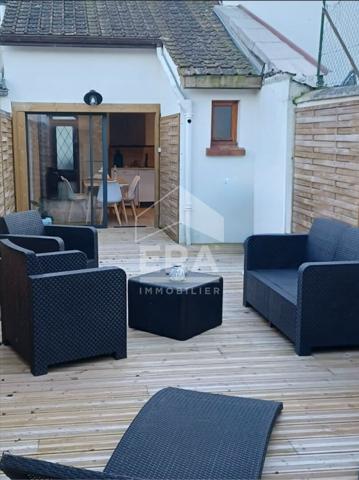 Maison centre ville de Étaples 66m²  -  2 chambres  terrasse aucuns travaux