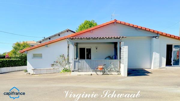 Dpt Landes (40), HABAS, SUPERBE MAISON LANDAISE AVEC LOGEMENT INDEPENDANT, ATELIER ET GARAGE, TERRAIN 2112 M2