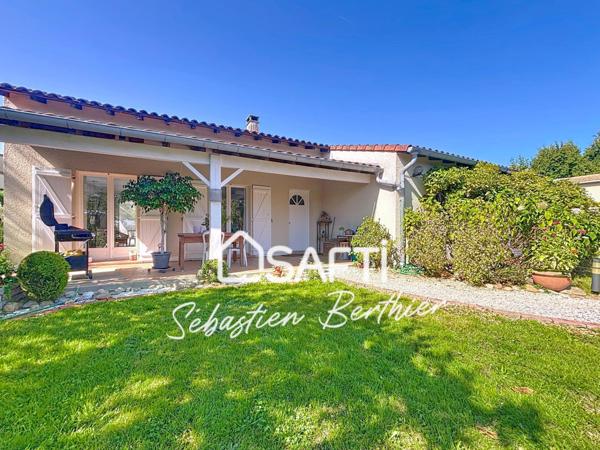Un havre de paix à Lavaur : villa de plain-pied avec piscine et jardin