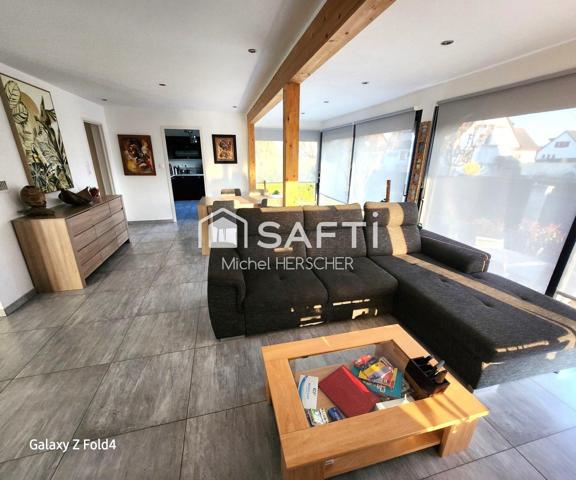 Maison de plain-pied de 100 m² sur 690 m² de terrain