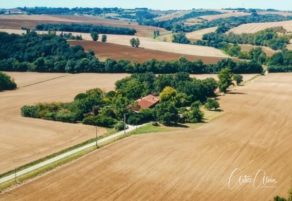 Dpt Haute Garonne (31), à vendre proche de VILLEFRANCHE DE LAURAGAIS belle demeure et gîte
