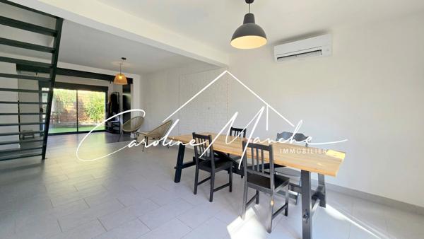 Maison mitoyenne T4/5 de 125m² - terrasse, piscine et jardin