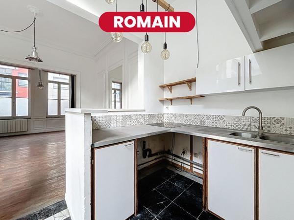 ROMAIN appartement T1 - 37.17 m2  - SECTEUR VIEUX  LILLE