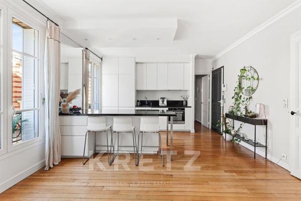 Appartement familial dans une villa privée Boulogne Nord