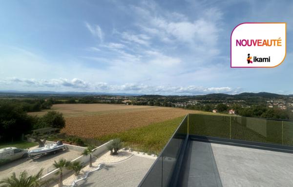 MAISON CONTEMPORAINE DE 178 M2 SUR LES HAUTEURS DE  SAINT DONAT SUR L'HERBASSE