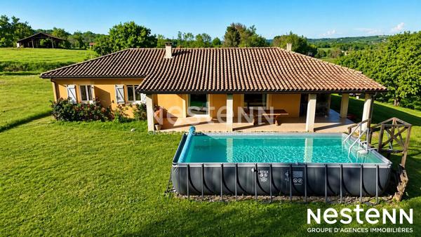 A vendre Maison 5 pièces 4 chambres à Berdoues avec grand garage