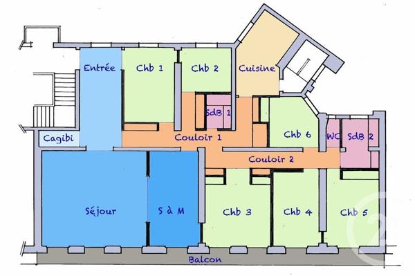 Appartement T8 à vendre  8 pièces - 250,03 m2 PARIS - 75017