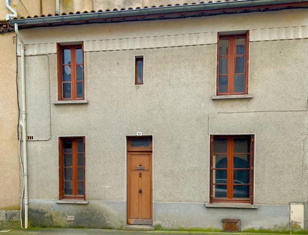 Vente maison de ville centre de Cahors, 2 chambres, 55 m2 avec cave