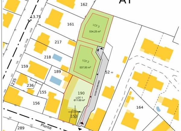 Terrain à vendre    Dax