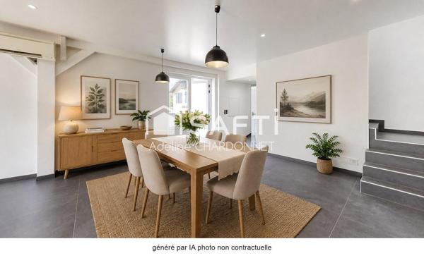 Maison de ville avec jardin de 200 m²