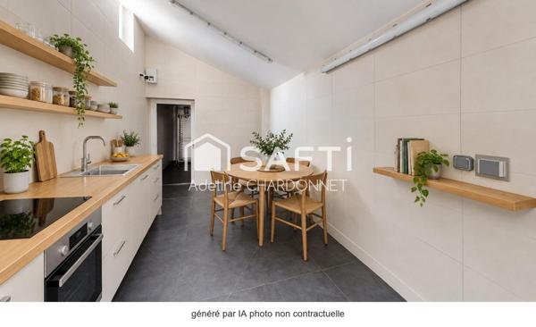 Maison de ville avec jardin de 200 m²