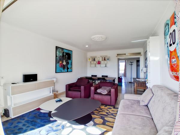 Cannes, Basse-Californie, Appartement de 2 pièces de 59.88 m2 avec terrasse, cave, parking