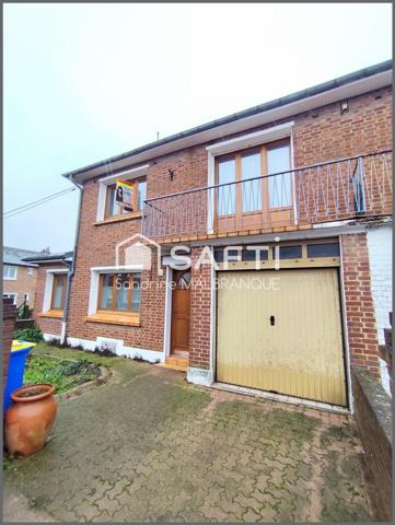 Maison de semi  individuelle,3 chambres, garage ,sous sol complet  et jardin