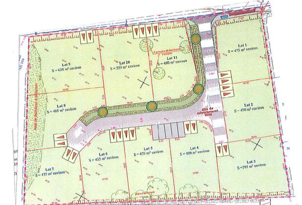 TERRAIN VIABILISE A BATIR sur Bauge